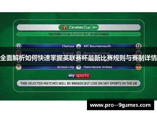 全面解析如何快速掌握英联赛杯最新比赛规则与赛制详情